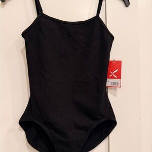 Capezio Black Leotard NWT